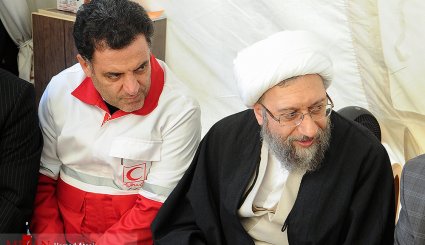 تصاویر/ بازدید رییس قوه قضاییه از مناطق زلزله زده کرمانشاه
