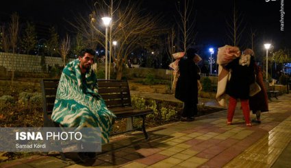  تهران پس از زلزله بامداد چهارشنبه