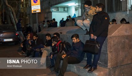  تهران پس از زلزله بامداد چهارشنبه