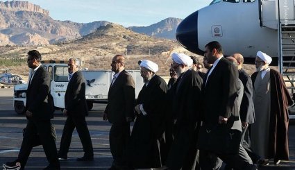  سفر آیت الله آملی لاریجانی به ایلام + تصاویر