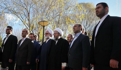 سفر آیت الله آملی لاریجانی به ایلام + تصاویر