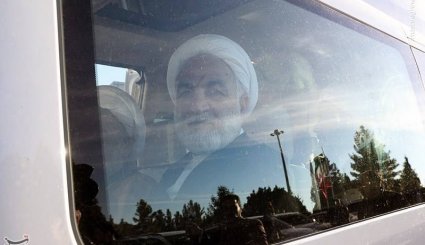  سفر آیت الله آملی لاریجانی به ایلام + تصاویر