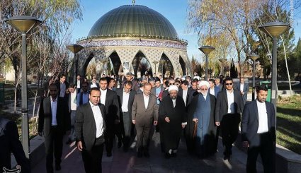  سفر آیت الله آملی لاریجانی به ایلام + تصاویر