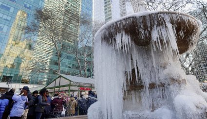 برف و یخبندان در آمریکا