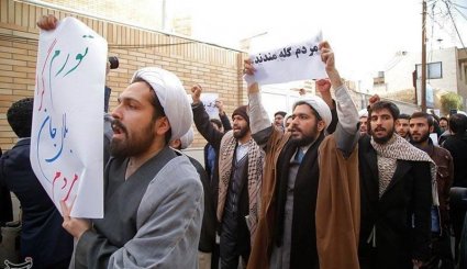 اجتماع طلاب و دیدار با آیت‌الله نوری همدانی