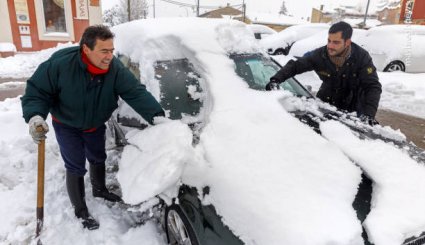 عبور و مرور در اسپانیا مختل شد
