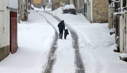 عبور و مرور در اسپانیا مختل شد