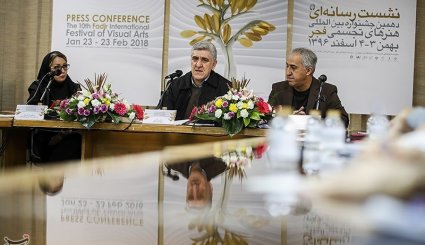 نشست خبری دهمین جشنواره هنرهای تجسمی فجر
