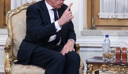 دیدار جک استراو وزیر خارجه اسبق انگلیس با ظریف
