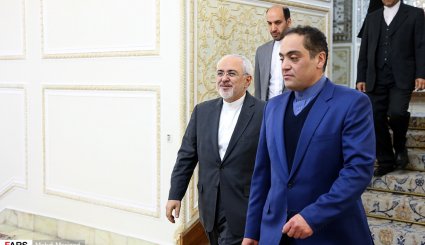 دیدار جک استراو وزیر خارجه اسبق انگلیس با ظریف
