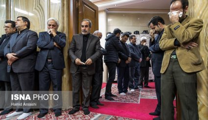 عکس/ مراسم گرامیداشت زوج شهید سانچی