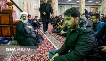 عکس/ مراسم گرامیداشت زوج شهید سانچی