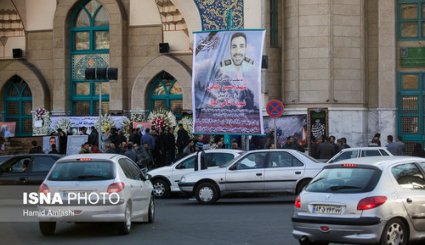 عکس/ مراسم گرامیداشت زوج شهید سانچی
