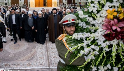 تجدید میثاق رئیس قوه قضاییه با آرمان‌های امام راحل + تصاویر