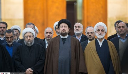 تجدید میثاق رئیس قوه قضاییه با آرمان‌های امام راحل + تصاویر