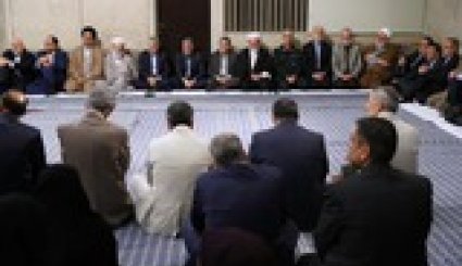 دیدار مسوولان و کارگزاران نظام با مقام معظم رهبری