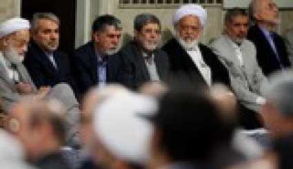 دیدار مسوولان و کارگزاران نظام با مقام معظم رهبری