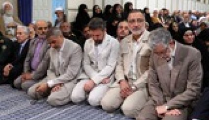 دیدار مسوولان و کارگزاران نظام با مقام معظم رهبری
