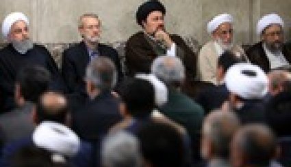 دیدار مسوولان و کارگزاران نظام با مقام معظم رهبری