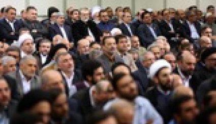 دیدار مسوولان و کارگزاران نظام با مقام معظم رهبری