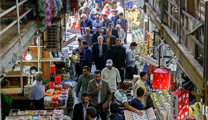 گپ و گفت رئیس مجلس با کسبه بازار تهران