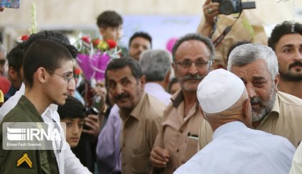 عکس| بازگشت نخستین گروه از حجاج ایرانی