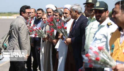 عکس| بازگشت نخستین گروه از حجاج ایرانی