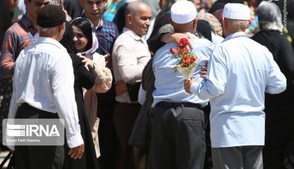 عکس| بازگشت نخستین گروه از حجاج ایرانی