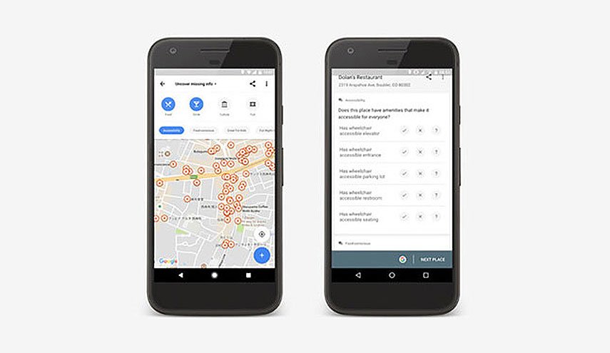 Google Maps به کمک ویلچری‌ها می‌آید
