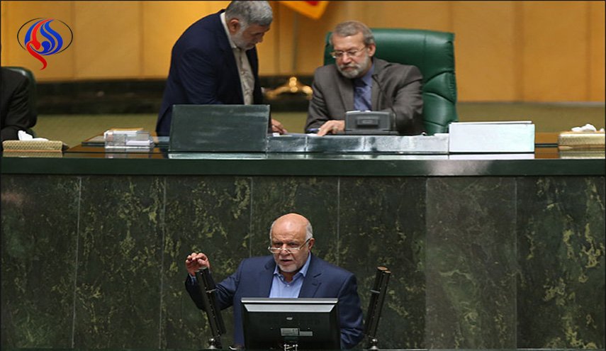 دفاع زنگنه از قرارداد گازی با توتال در مجلس
