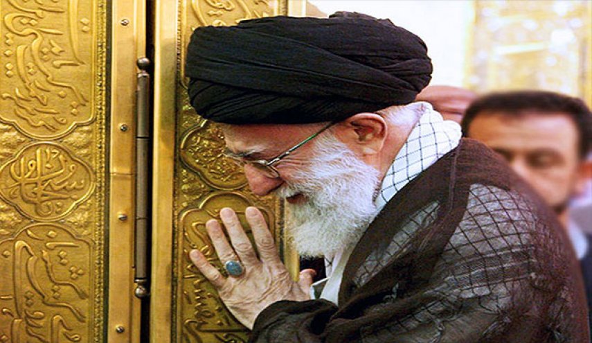 غبارروبی مضجع مطهر رضوی با حضور رهبر انقلاب
