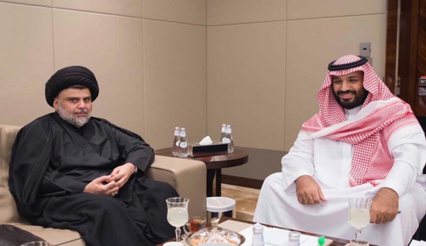 مقتدا صدر با بن سلمان دیدار کرد + عکس