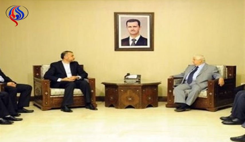 امیرعبداللهیان با وزیر خارجه سوریه دیدار کرد