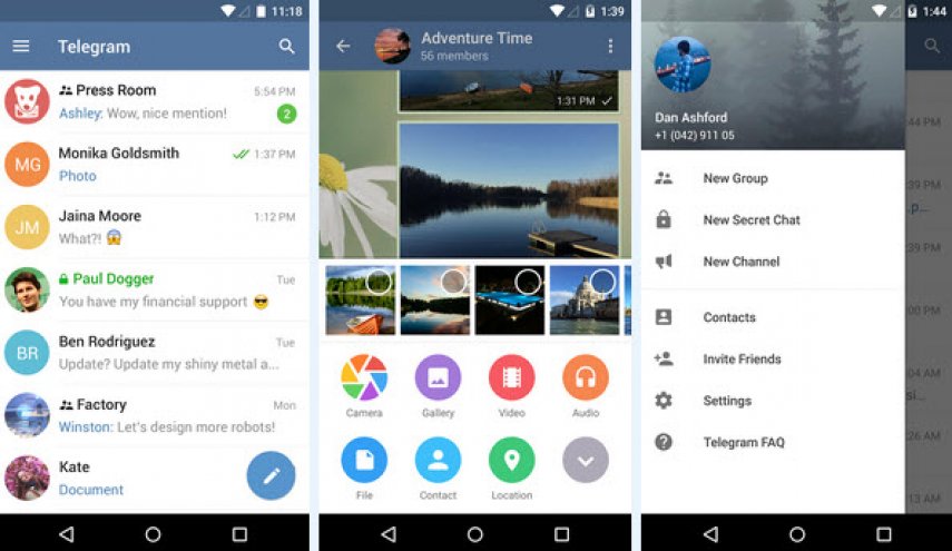 دانلود آخرین نسخه تلگرام Telegram 4.2.2 + ویژگی 