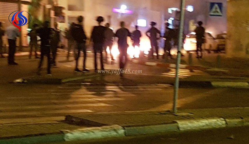 درگیری شدید جوانان فلسطینی و نظامیان اشغالگر