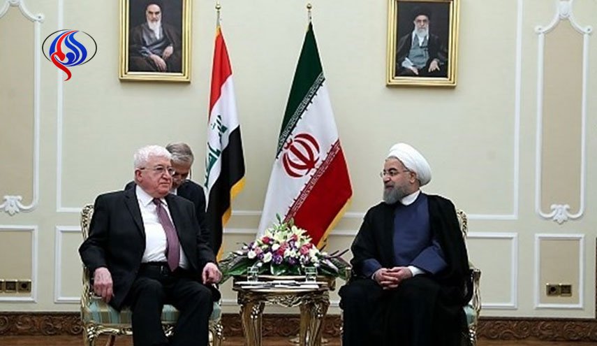 رئیس‌جمهور عراق با روحانی دیدار کرد + تصاویر
