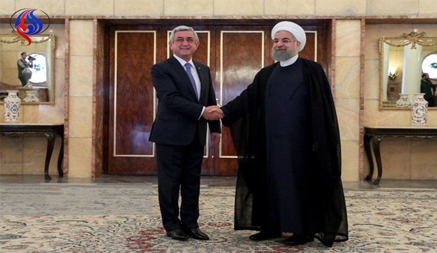 دیدار روسای جمهور ایران و ارمنستان