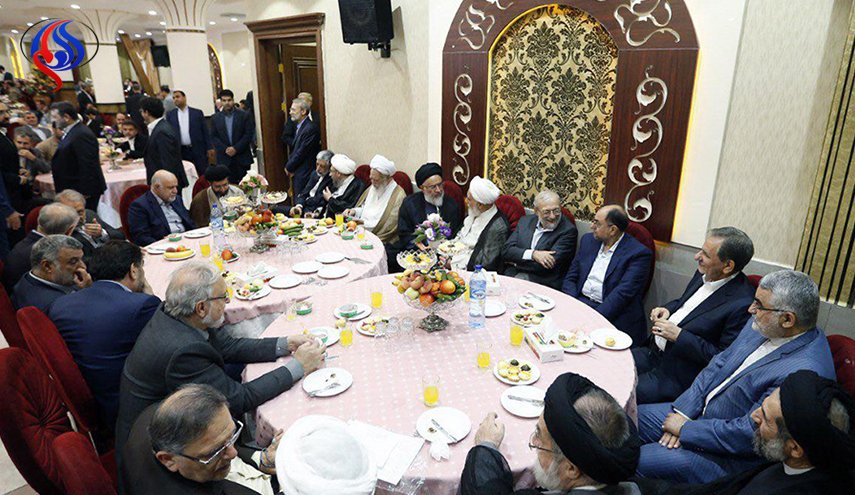 فرزند رهبرانقلاب در عروسی پسر علی لاریجانی +تصاویر