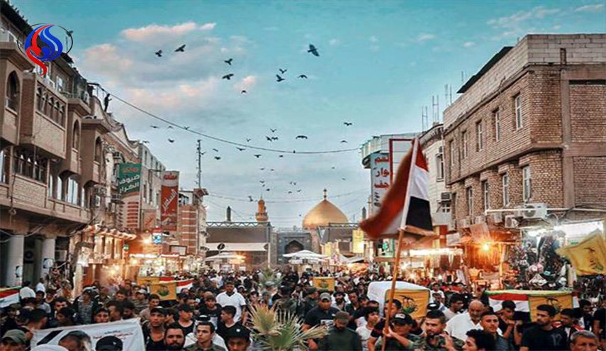 تشییع شهدای «نُجَباء» در مثلث مرزی عراق، سوریه و اردن + تصاویر