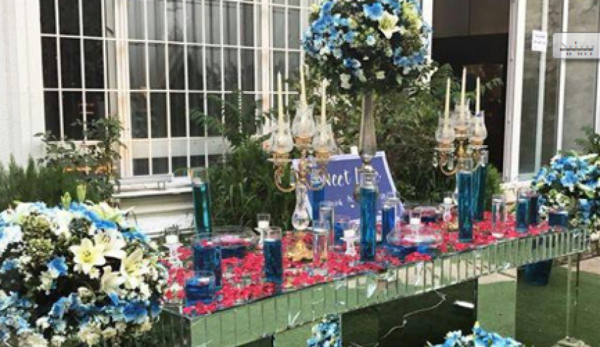 بازیگران سینما و مجری جنجالی سوئیس رفته در مراسم عروسی بهاره رهنما + تصویر