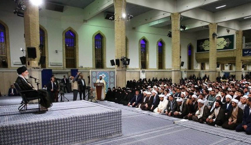 دیدار جمعی از طلاب حوزه علمیه تهران با رهبر معظم انقلاب