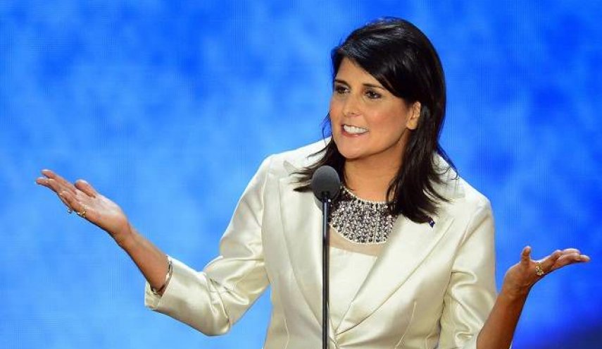 نيكی هيلی:نمی دانم ترامپ ماه آينده پايبندی ايران به توافق هسته ای را تاييد می كند يا خير 
