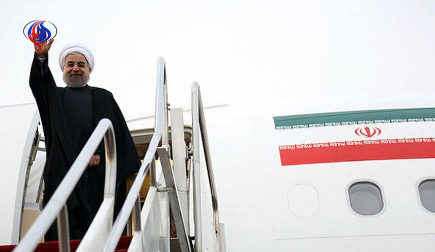 روحانی از آستانه عازم تهران شد