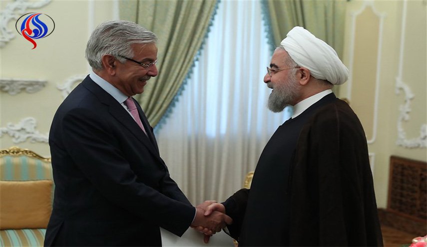 دیدار وزیر خارجه پاکستان با روحانی