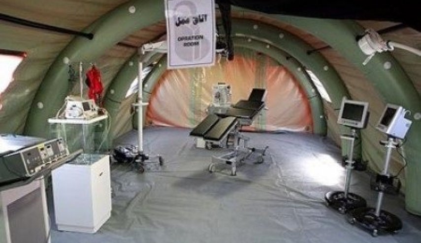 برپایی 2 بیمارستان صحرایی در مرز 