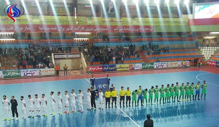 ايران تسجل فوزا ساحقا علي طاجيكستان 12-2 بكرة الصالة