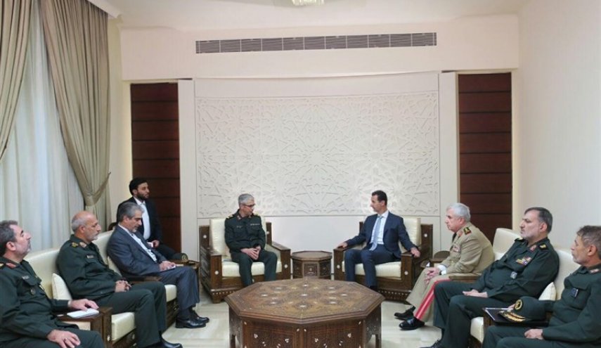 سرلشکر باقری با بشار اسد دیدار کرد + تصاویر