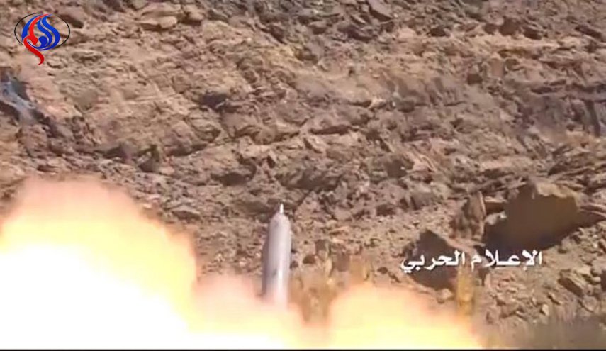 شلیک موشک زلزال 1 به تجمع مزدوران سعودی در شمال صحرای میدی
