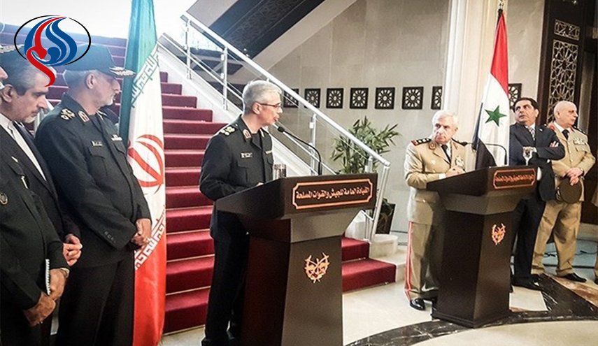 امضای یادداشت تفاهم گسترش همکاری ارتش های ایران و سوریه 