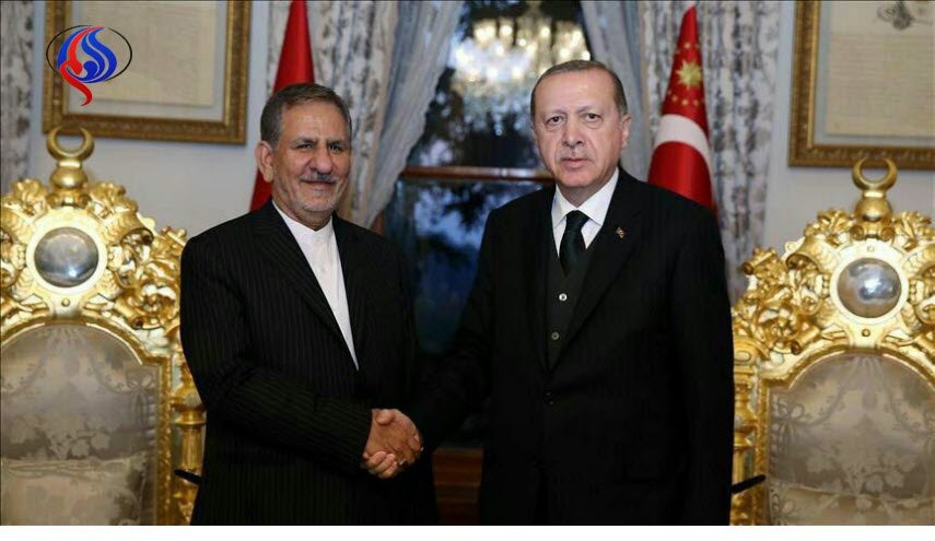 جهانگیری با اردوغان دیدار کرد
